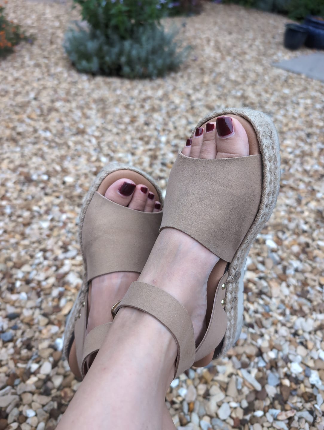 Customer photo review of Dragon Espadrille Sandals