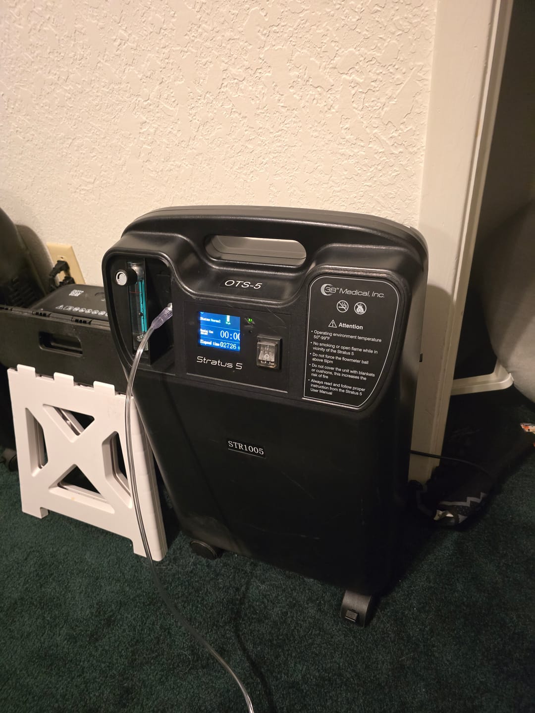 Customer photo review of 3B Medical Stratus 5 Oxygen Concentrator - Certified Pre-Owned