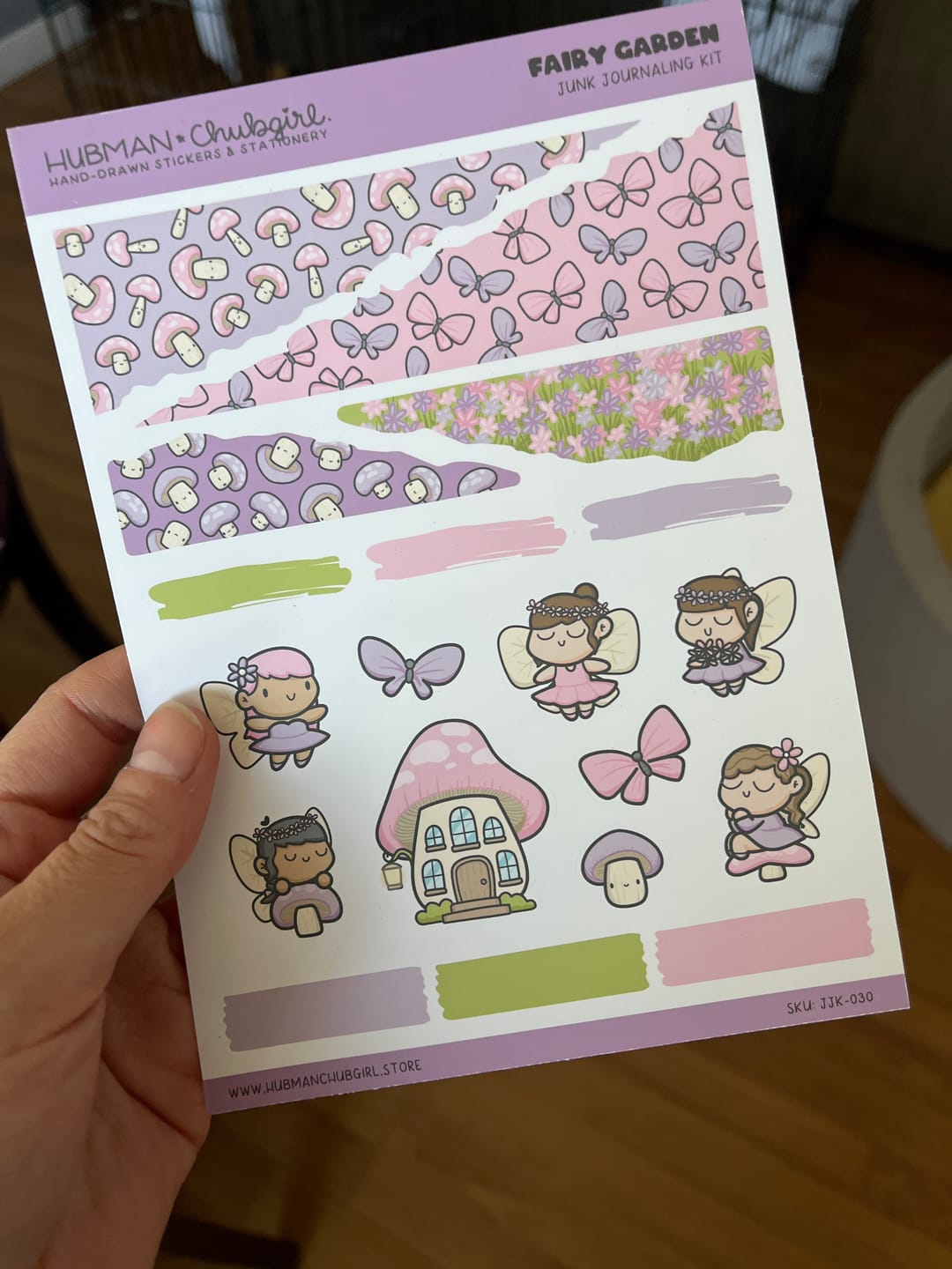 Customer photo review of Fairy Garden Junk Journaling Kit