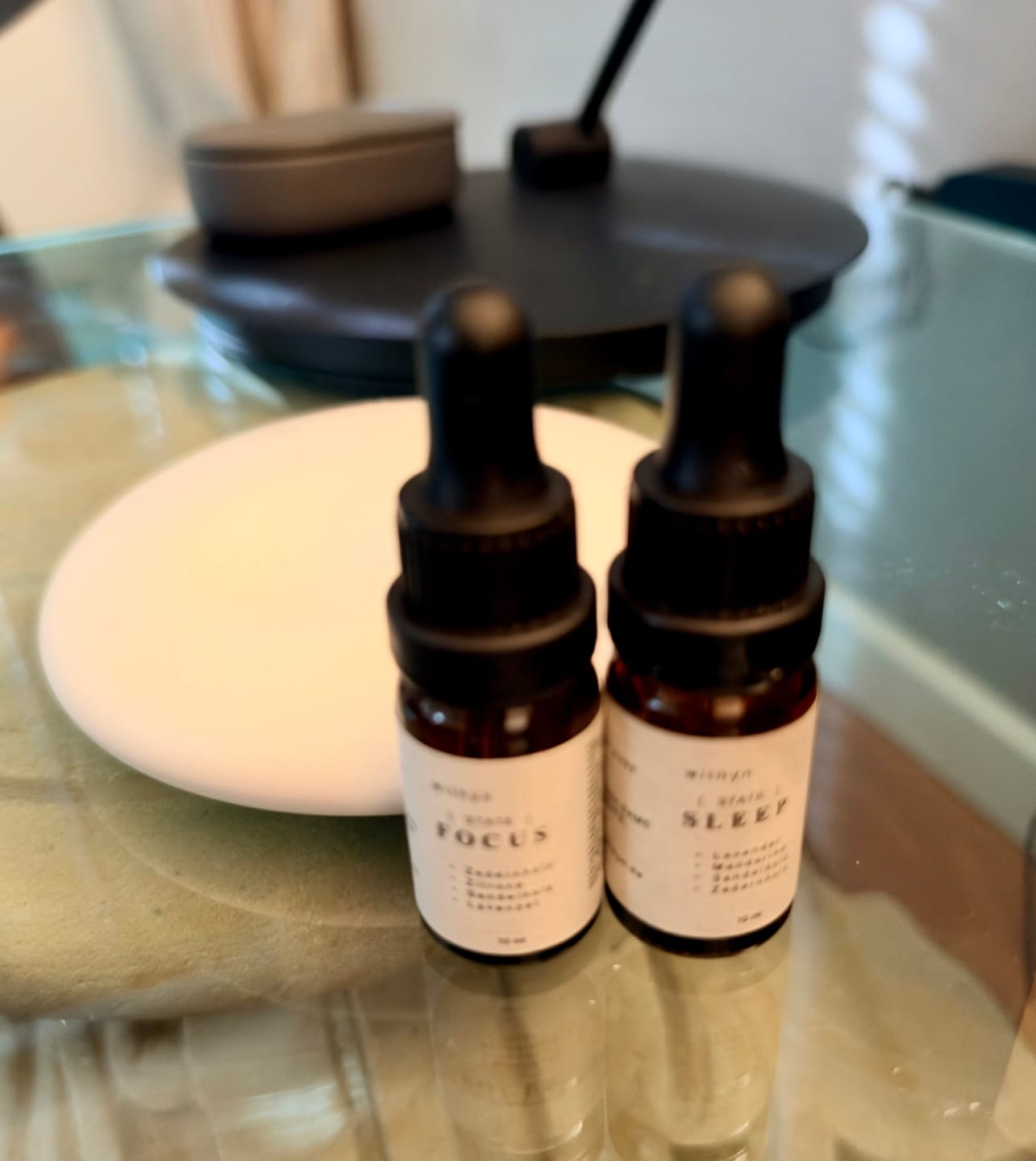 Customer photo review of state: sleep — Wenn der Kopf vor dem Einschlafen nicht zur Ruhe kommt.