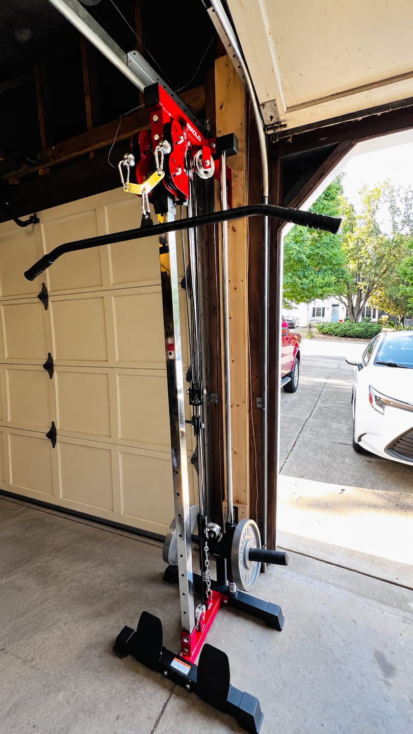 Customer photo review of Plate Loaded Pulley Tower G3