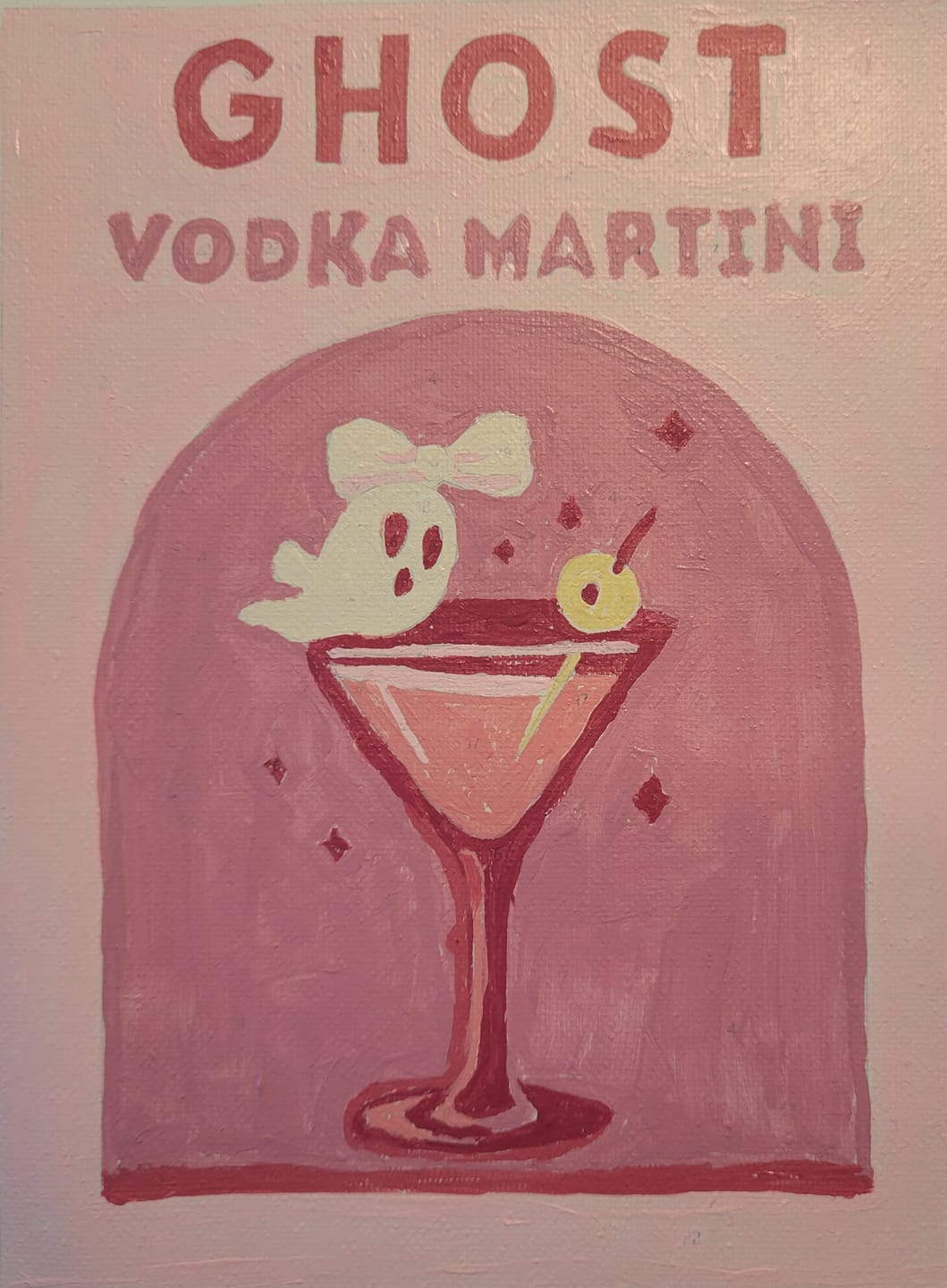 Customer photo review of 6 Mini Paintings - Halloween Cocktails Set