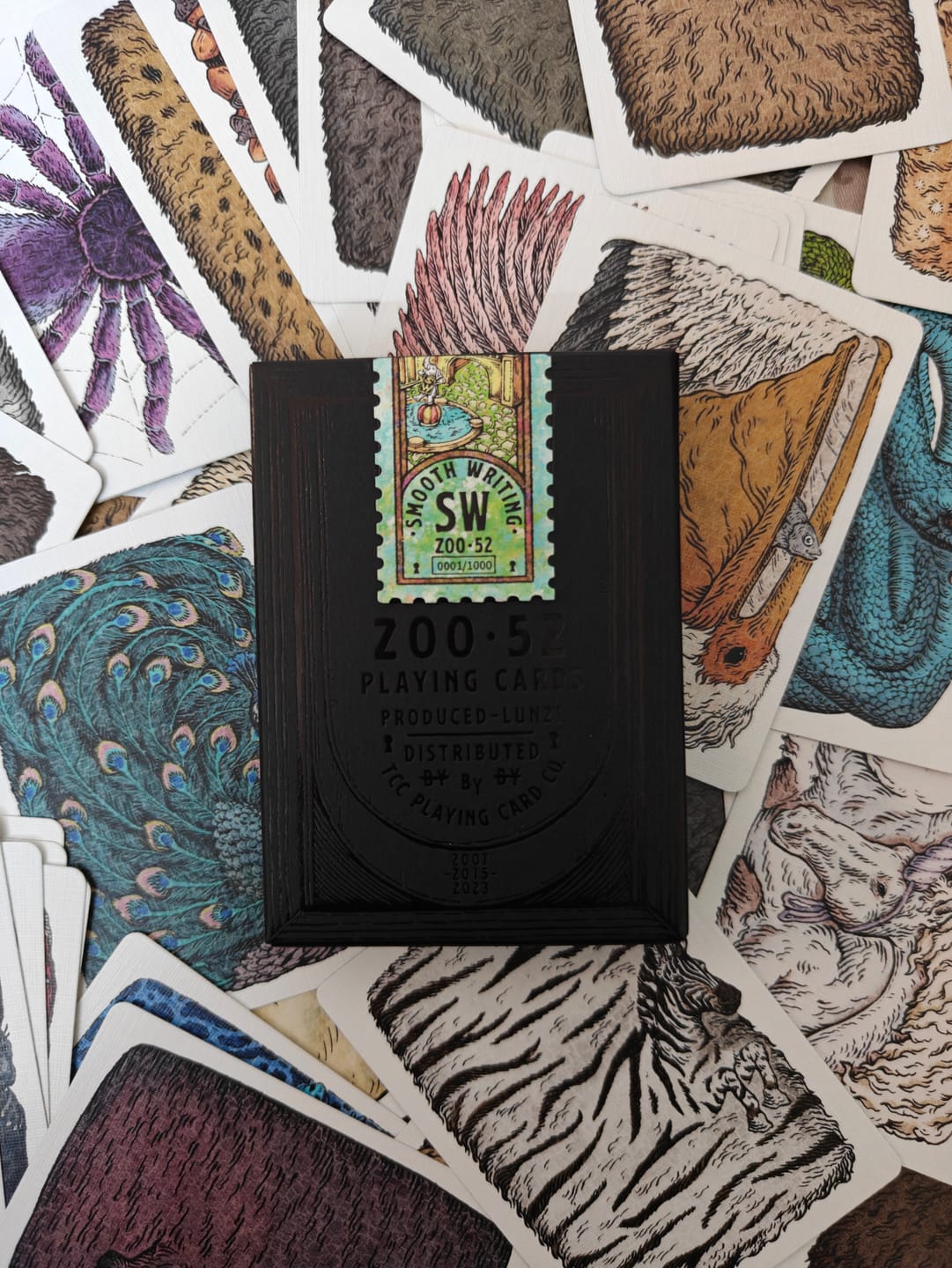 Customer photo review of Zoo 52 Colored Collection Deck by Smooth Writing