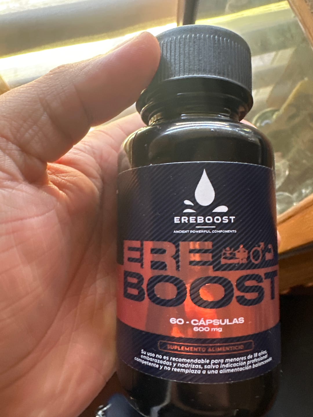 Customer photo review of EREBOOST | 60 Cápsulas | Pack 3 meses