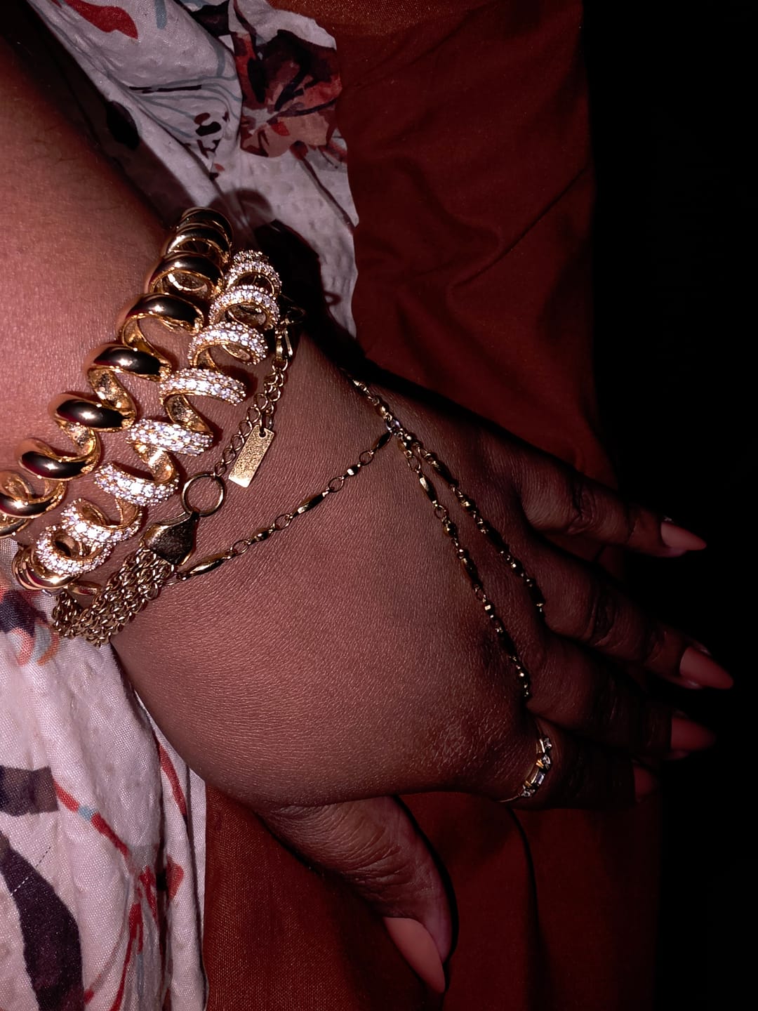 Customer photo review of ONION RING BRACELETS