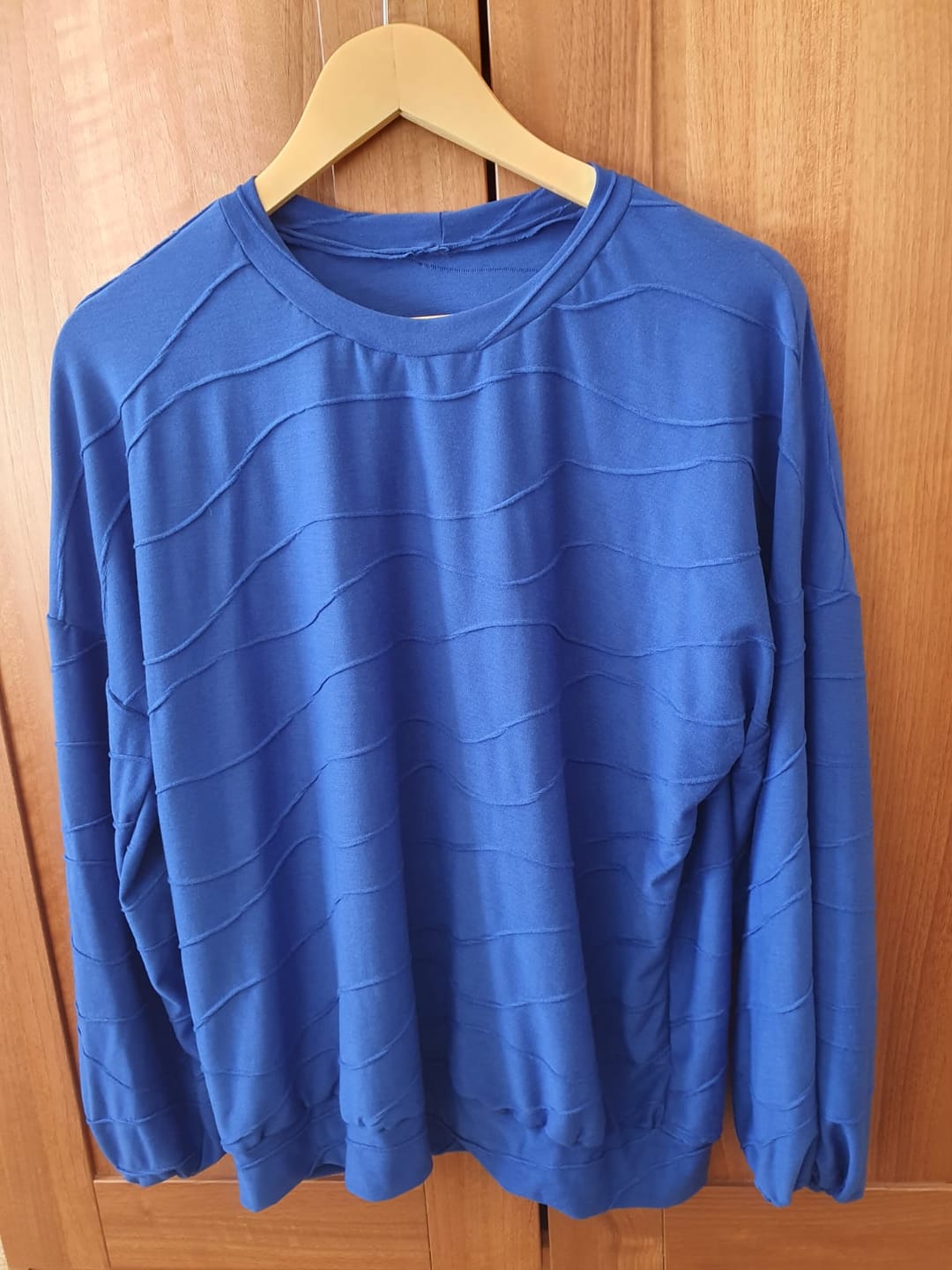 Customer photo review of Ribbed Viscose Jersey Fabric
