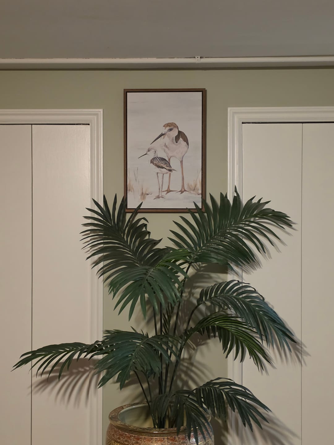 Customer photo review of Stilt Birds on Blue I