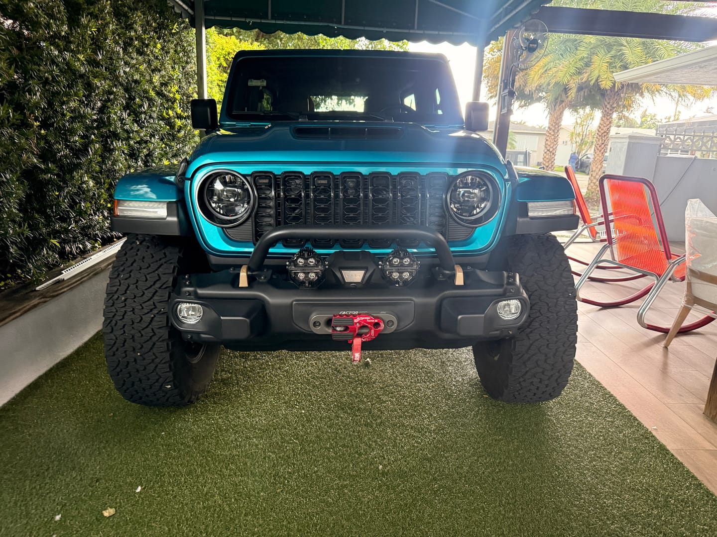 Customer photo review of Custom Paint Matched Front Grille – Refreshed Style fits Jeep Wrangler JL/ Gladiator JT