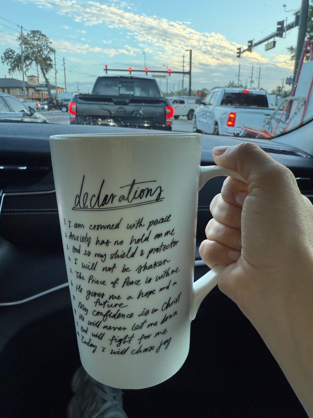 Customer photo review of Mug: Declarations