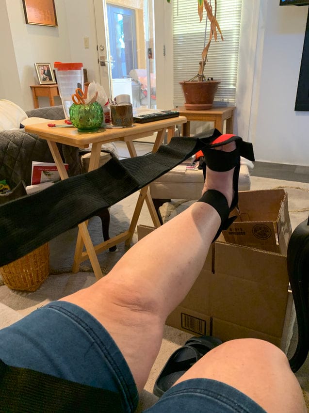 Customer photo review of Relieve Pain In 14 days with the Helvoro Stretching Strap