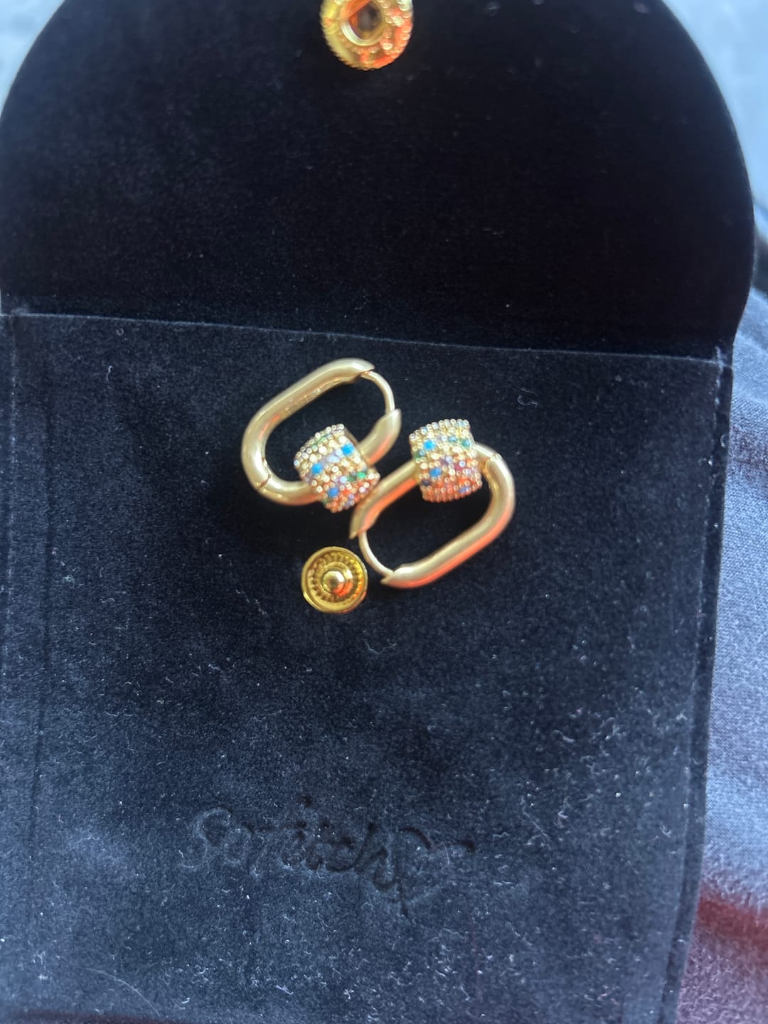 Customer photo review of Lodhi Gold Earrings