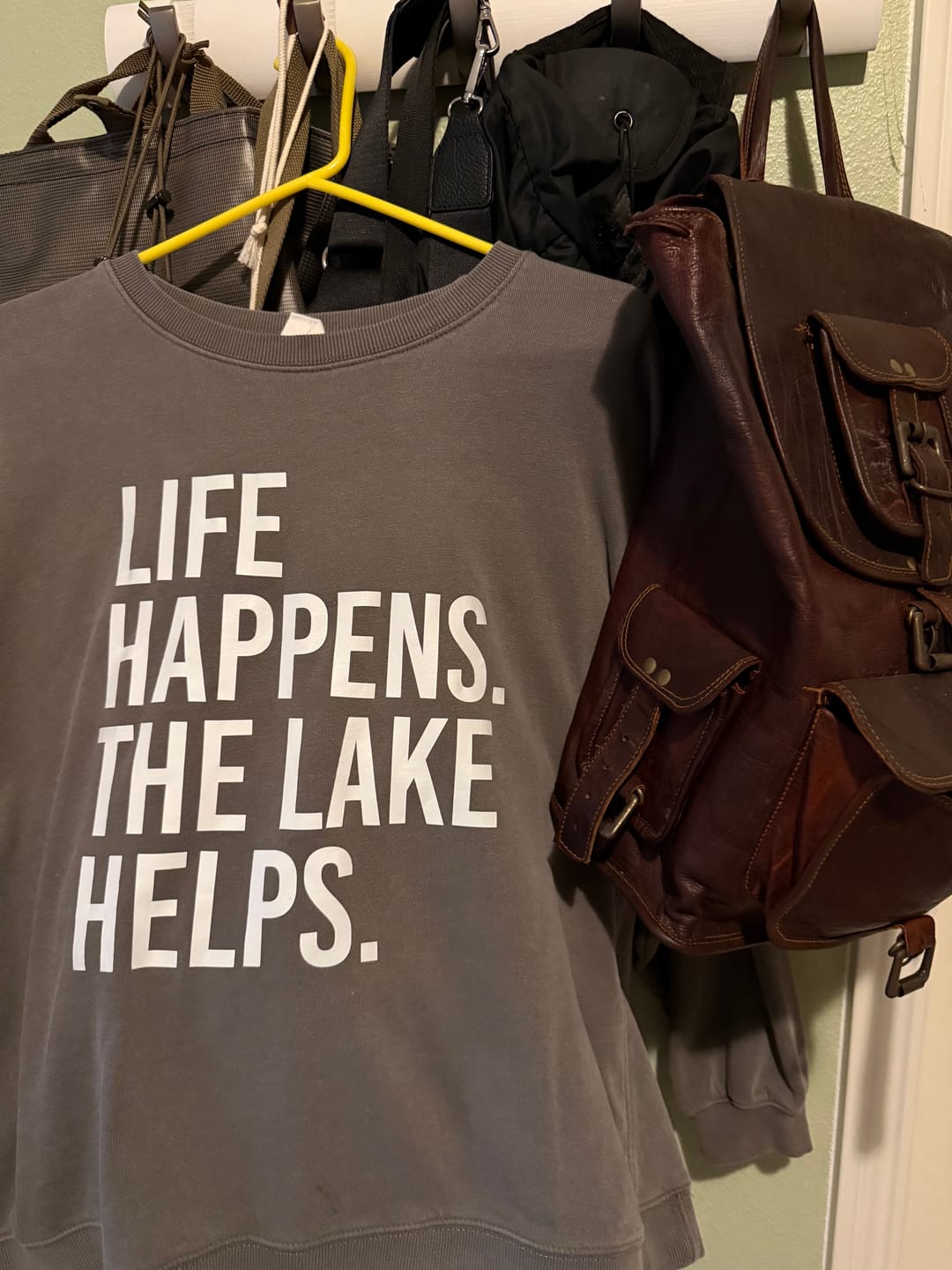 Customer photo review of Life Happens. The Lake Helps.