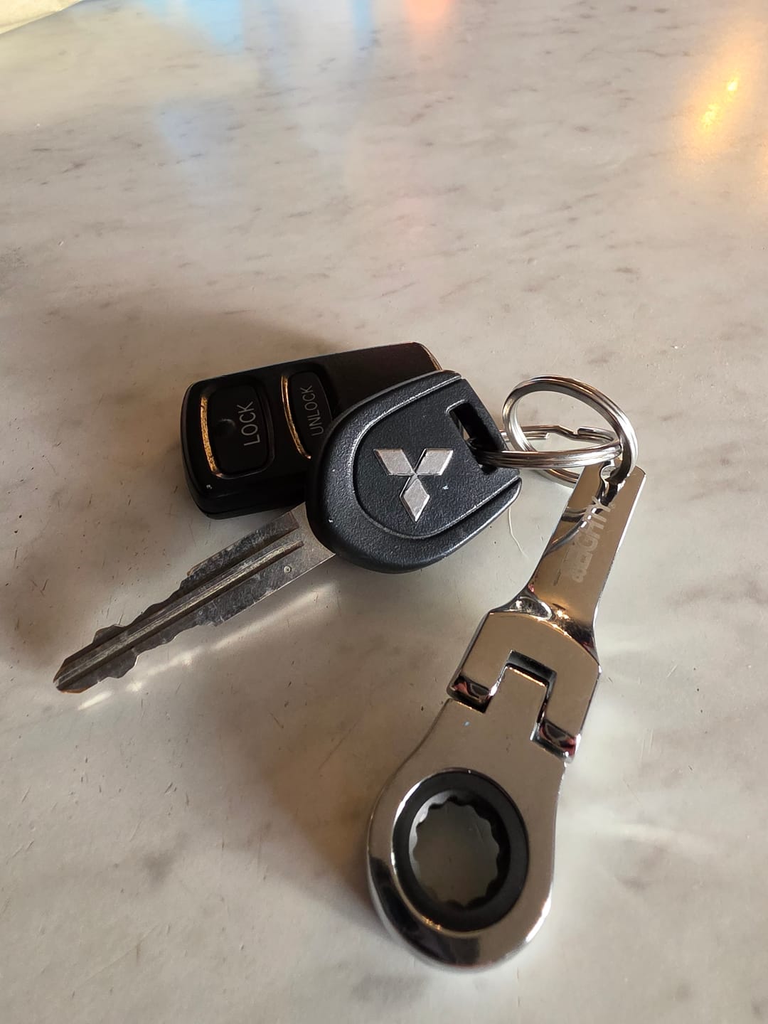 Customer photo review of 80Eighty® 10mm Wrench Keychain