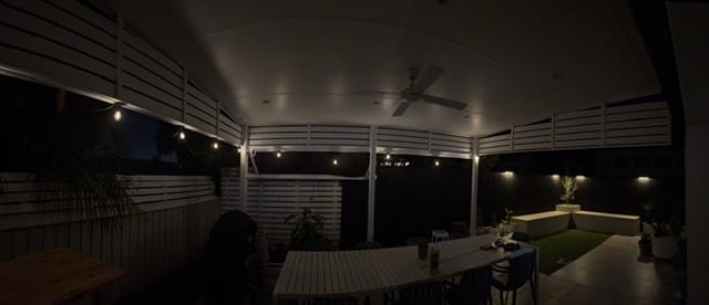Customer photo review of Premium Solar Bulb String Lights - 33ft / 10m