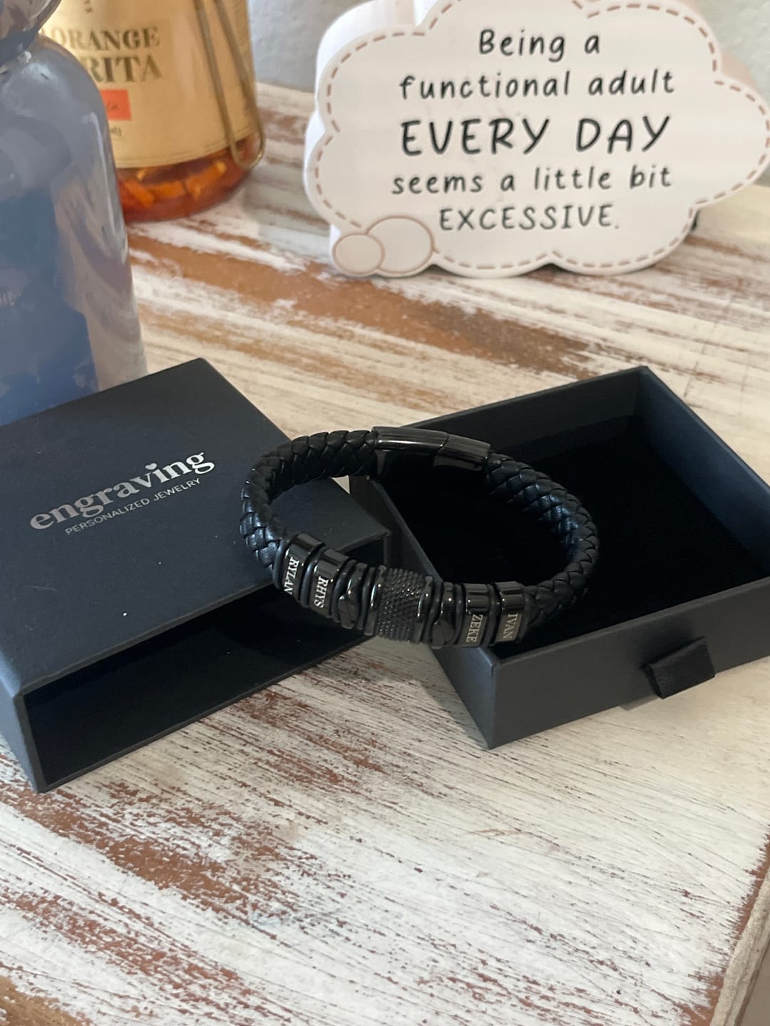 Customer photo review of Bracelet: Black