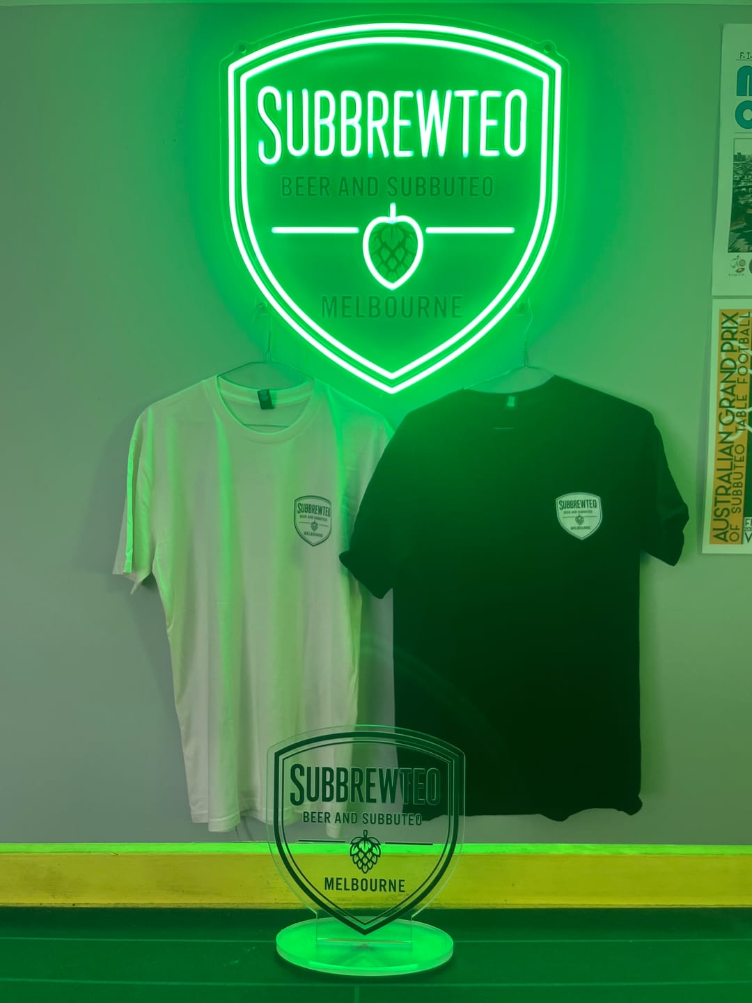 Customer photo review of SUBBREWTEO & ATFA  | LED Neon Sign (2 signs)