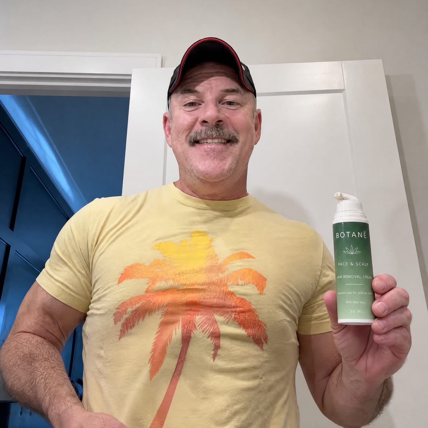 Customer photo review of Hair Removal Cream Made for face + scalp