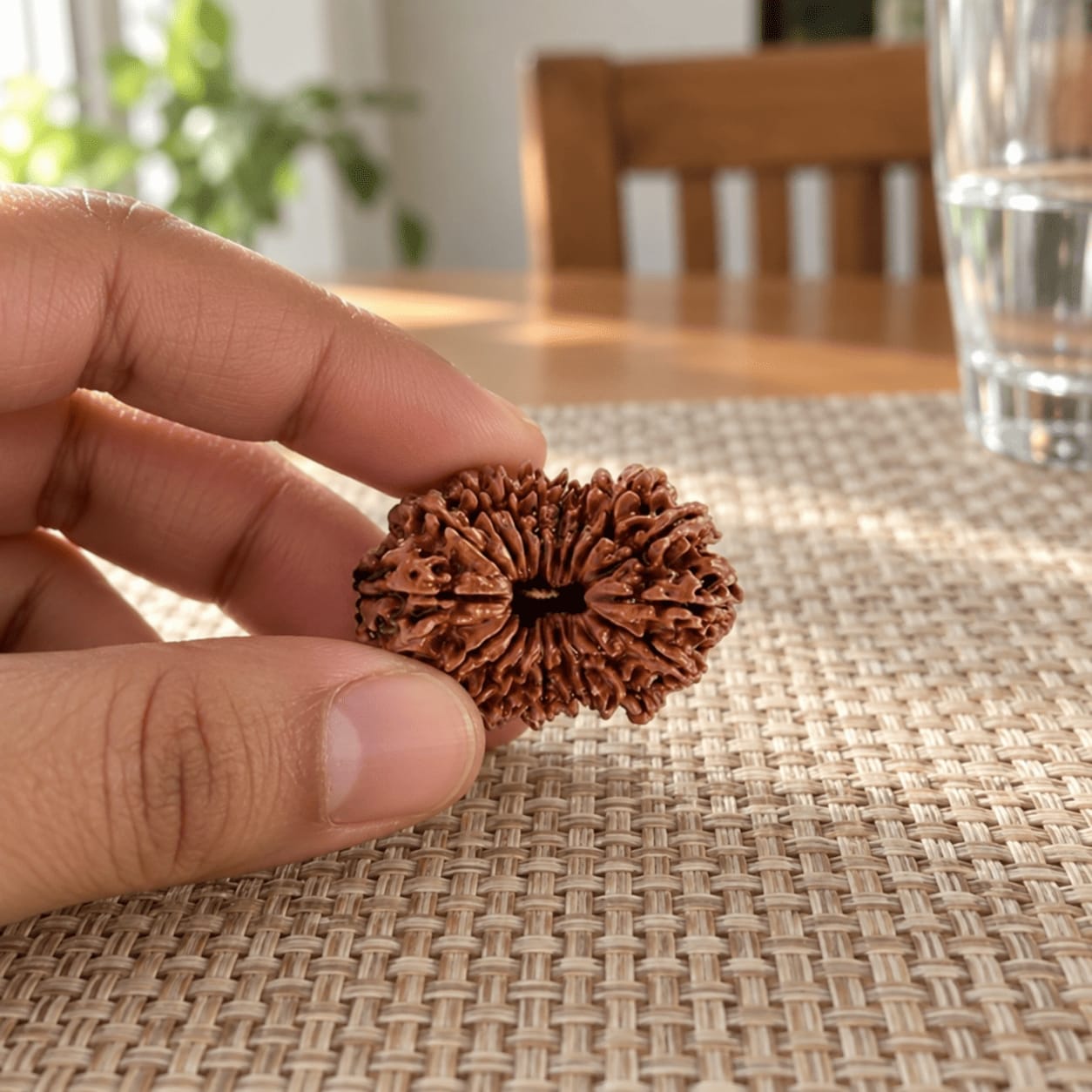 Customer photo review of Original 16 Mukhi Rudraksha (Nepali)