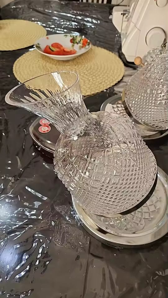 Customer photo review of WineSpinner™ Luxury Rotating Decanter