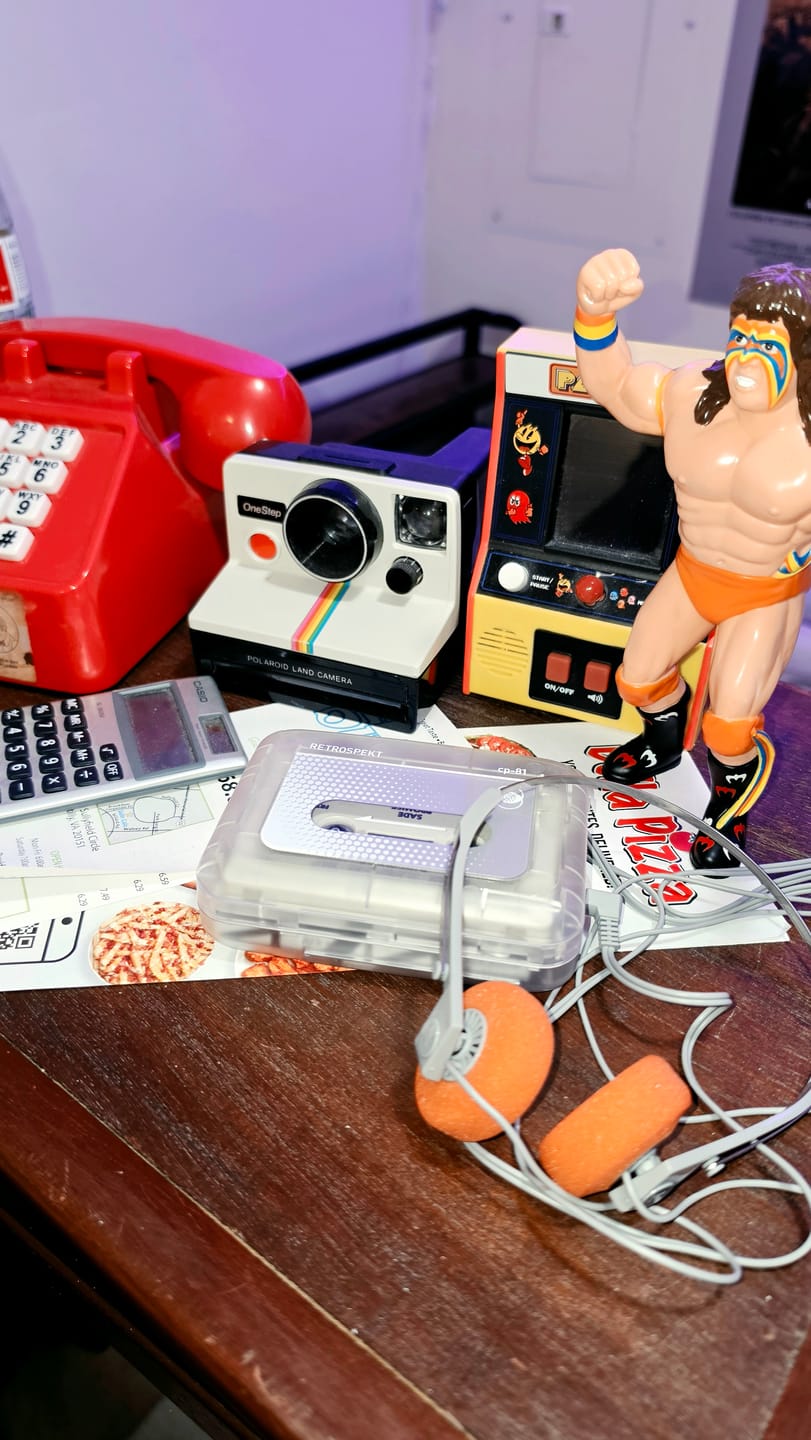 Customer photo review of Retrospekt CP-81 Portable Cassette Player