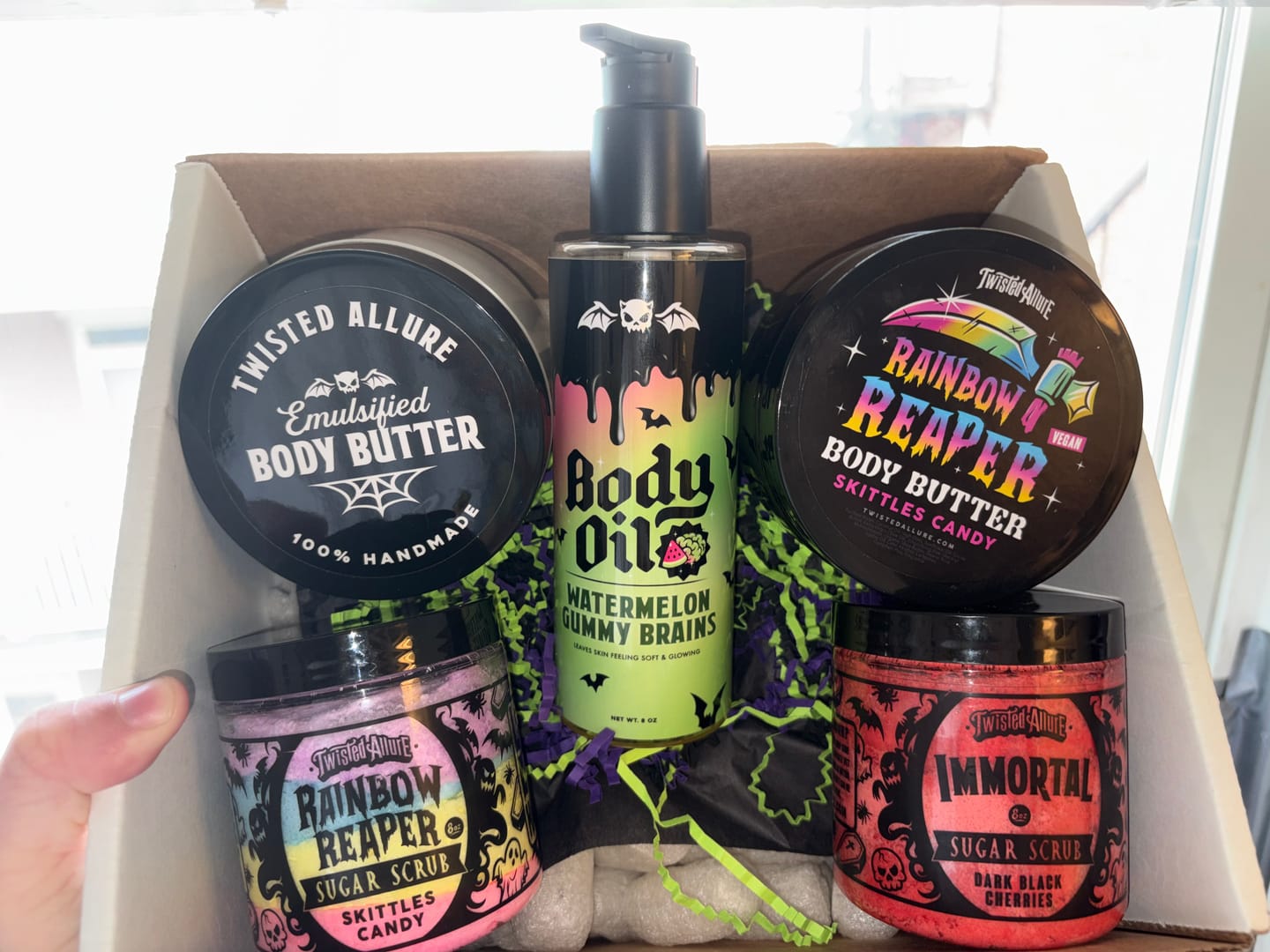 Customer photo review of Rotten Cotton Candy Emulsified Body Butter
