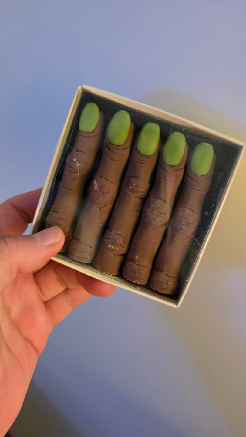 Customer photo review of Chocolate Fingers