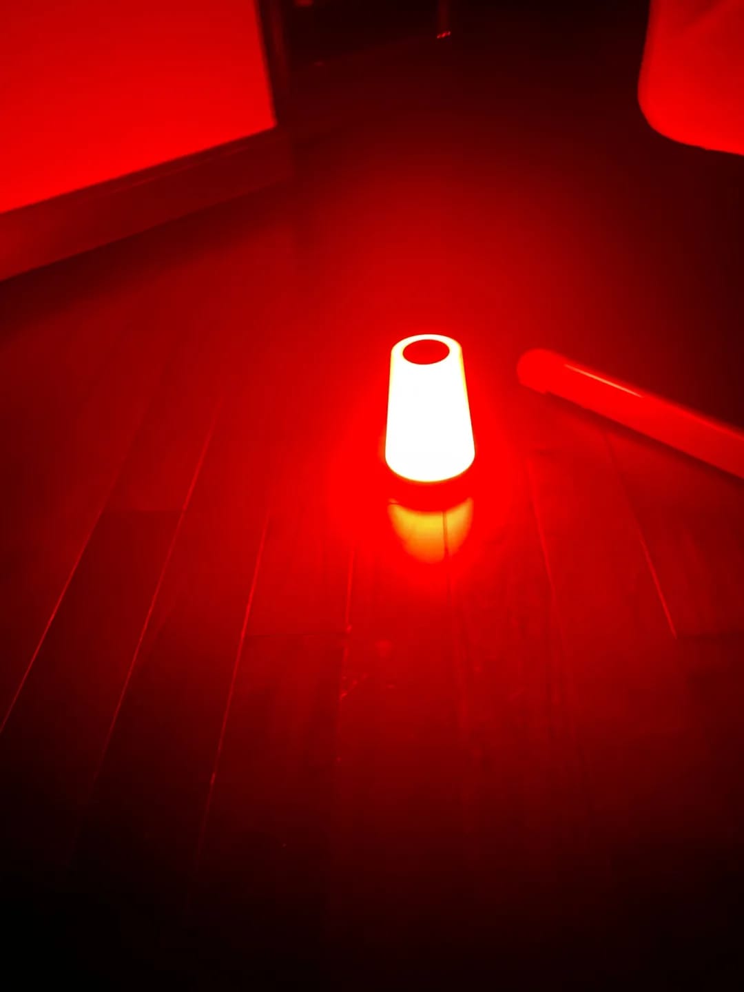 Customer photo review of Colour-Changing Table Lamp for Bedside, Remote Control, 12 cm