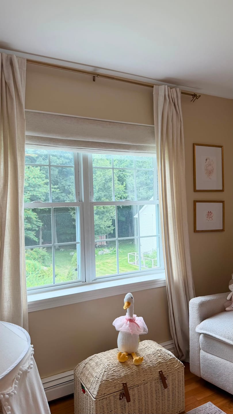 Customer photo review of Florence Artisan Roman Shades
