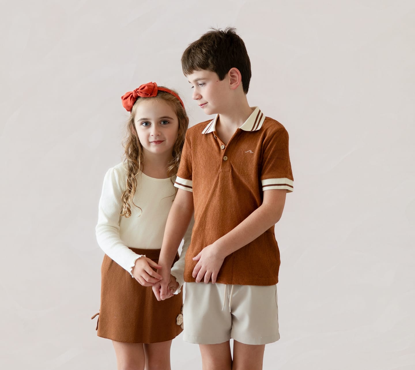 Customer photo review of Boys Brown Sugar Polo