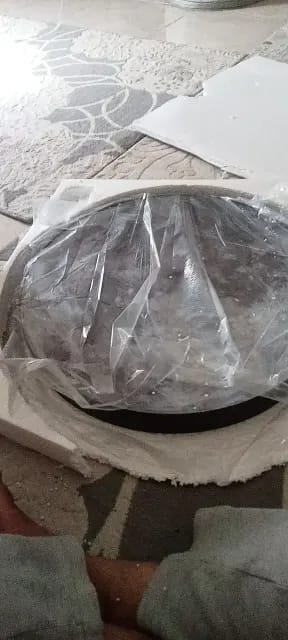 Customer photo review of Black Wall Light for Bedside, Backlit Moon Disc, 25-102 cm