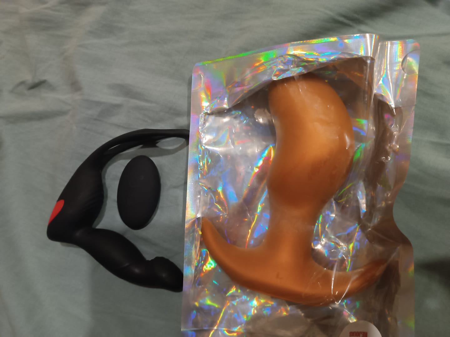 Customer photo review of Delight, le stimulateur de prostate télécommandé avec doule cockring