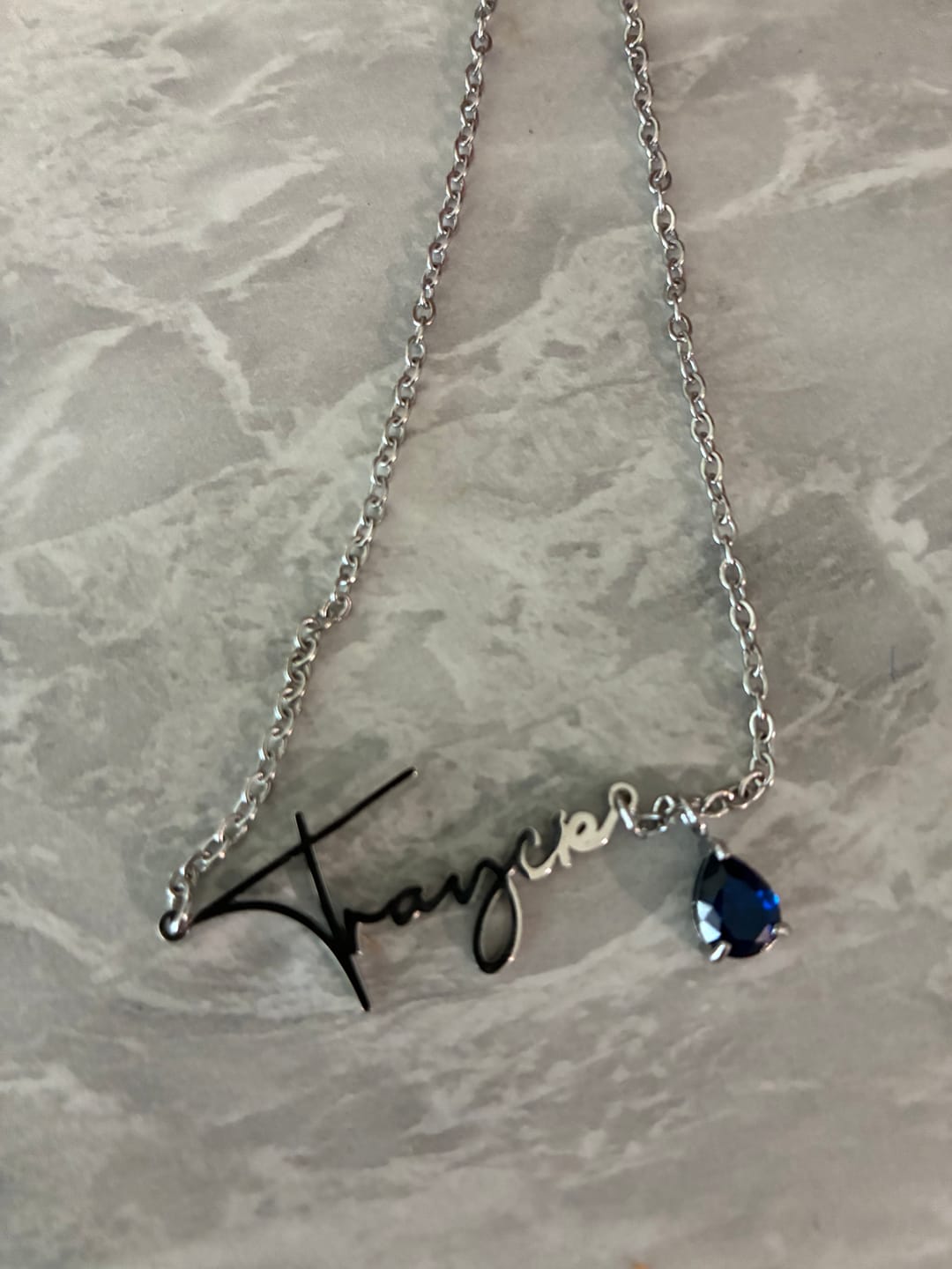Customer photo review of Lucce Signature Necklace