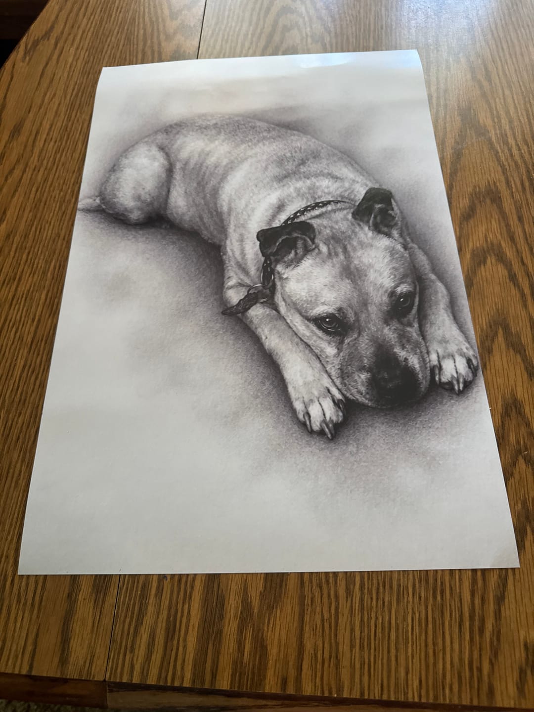 Customer photo review of Charcoal - Personalized Poster