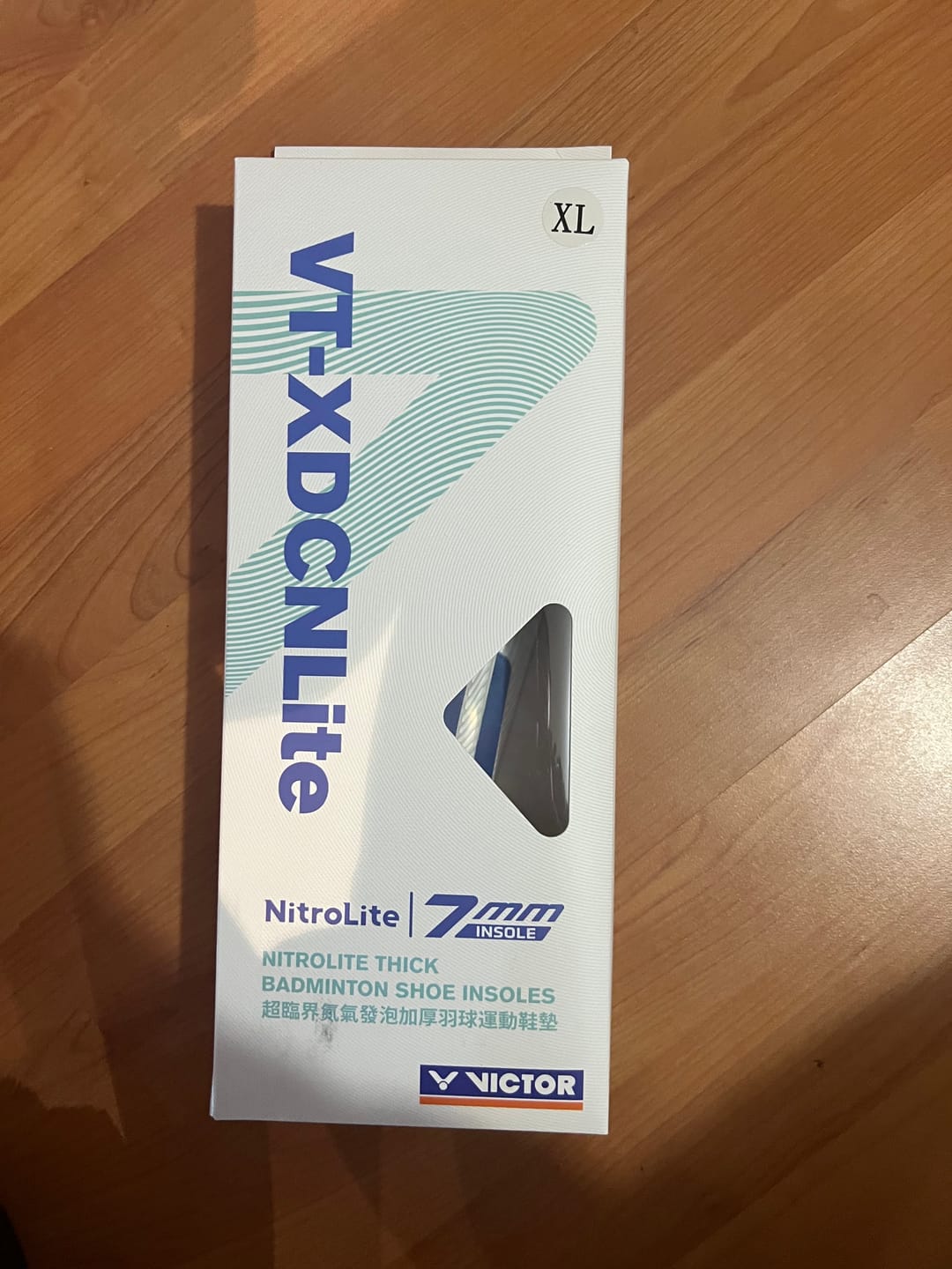 Customer photo review of VICTOR VT-XDC NitroLite Thick (7mm) Badminton Shoes Insole