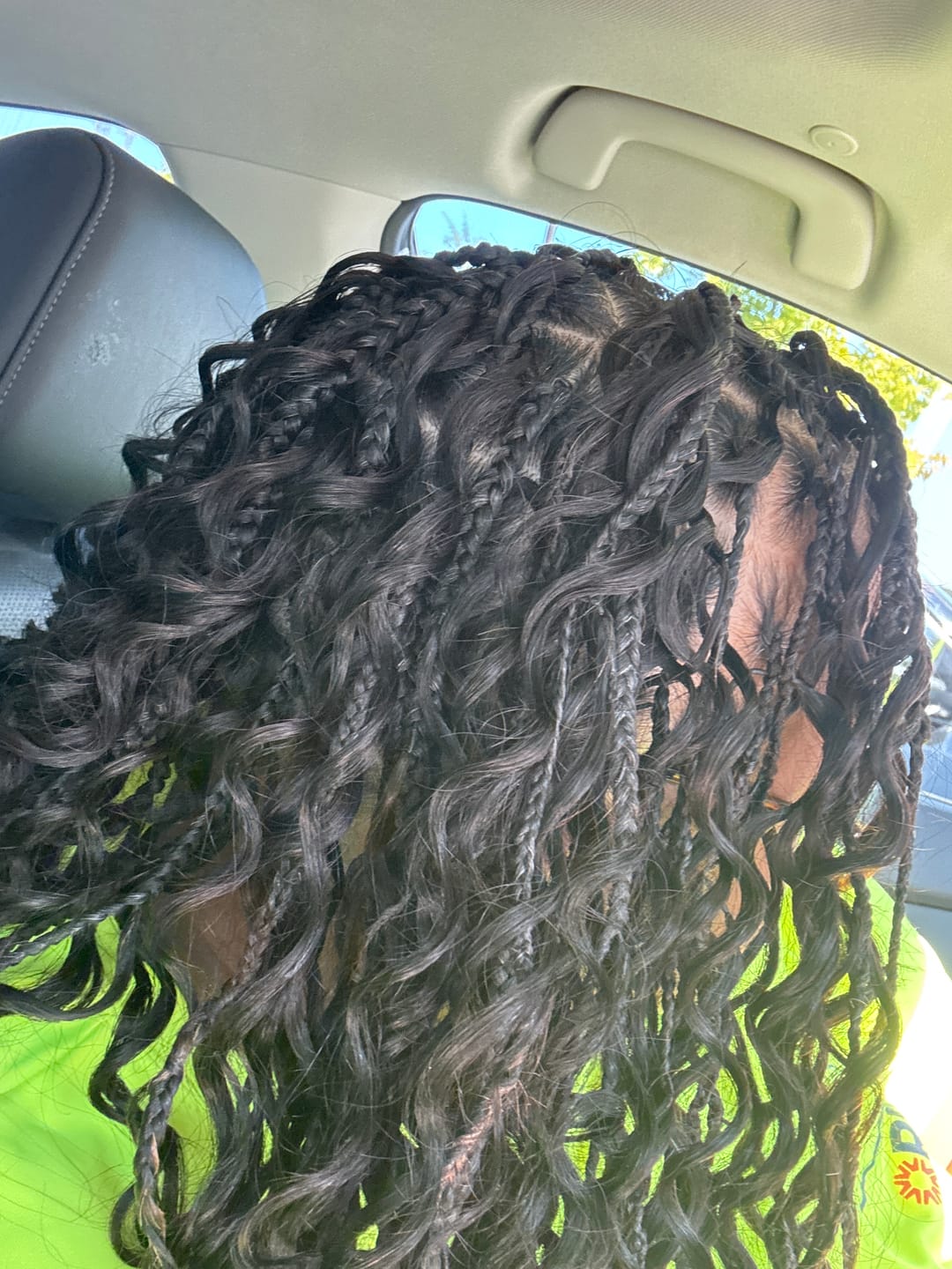 Customer photo review of Ywigs Loose Deep Wave Human Crochet Hair for Miracle Knots