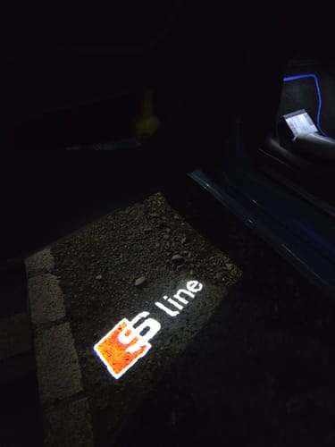Customer photo review of AUDI DOOR LIGHTS