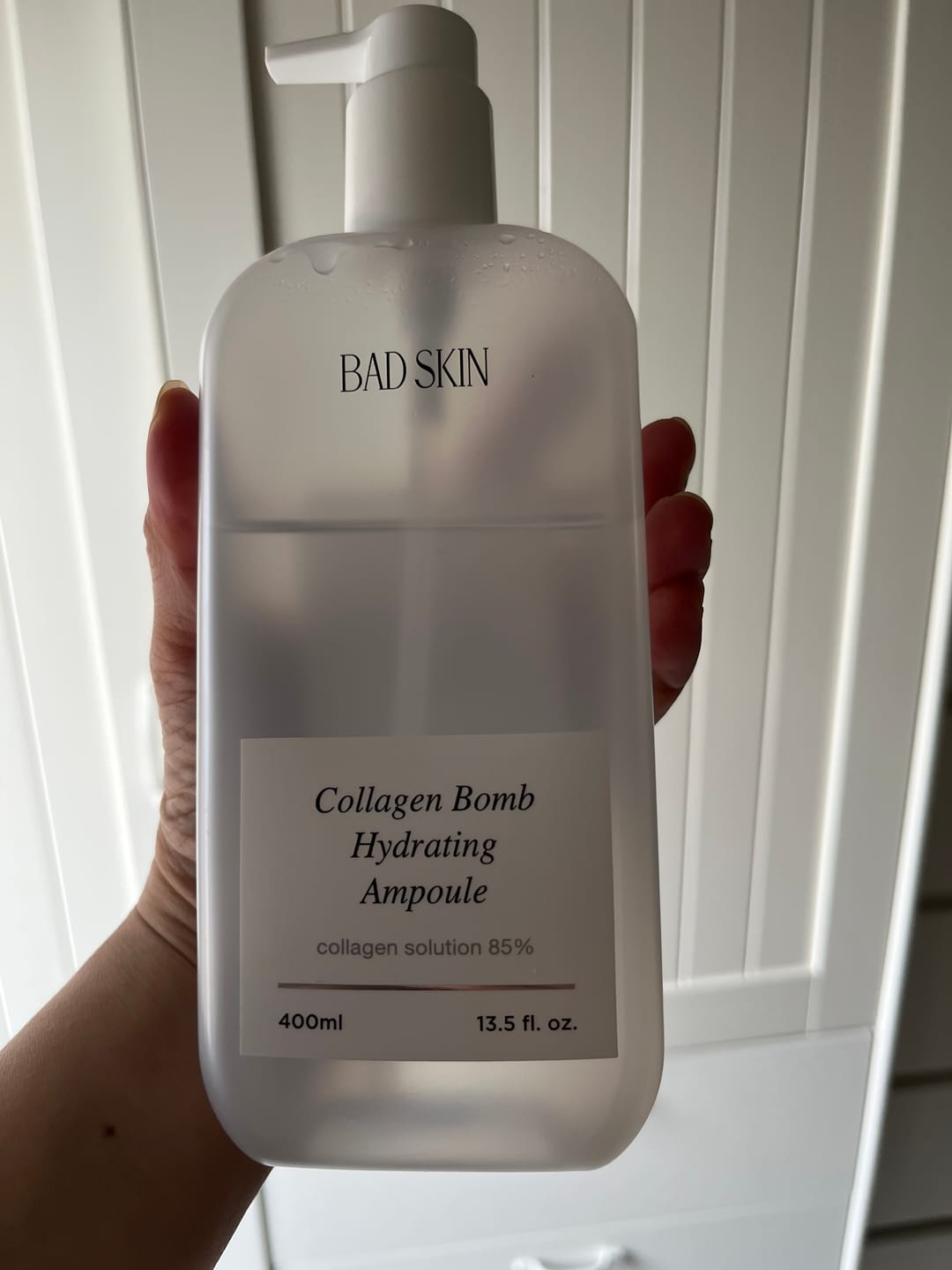 Customer photo review of Bad Skin™ Korean Collagen Bomb Hydrating Ampoule
