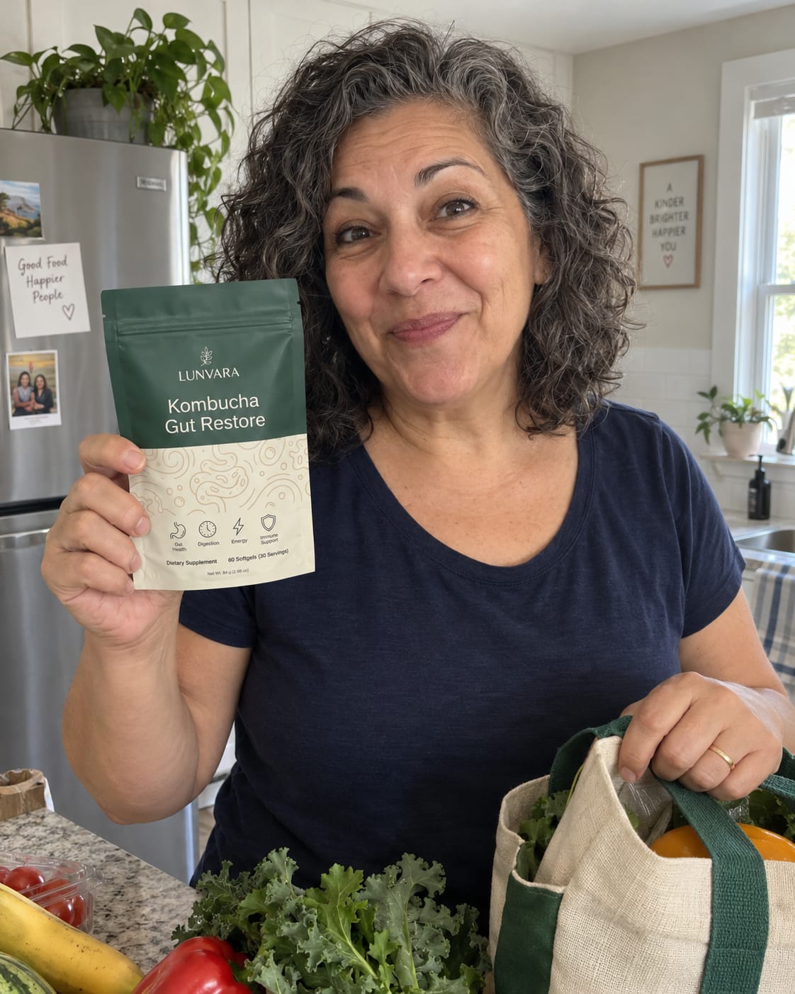 Customer photo review of Kombucha Gut Restore Softgels