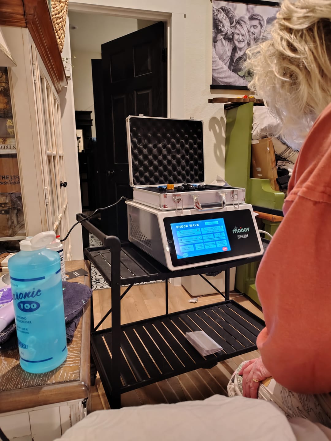 Customer photo review of LumyHealth Professional Shockwave Therapy Machine