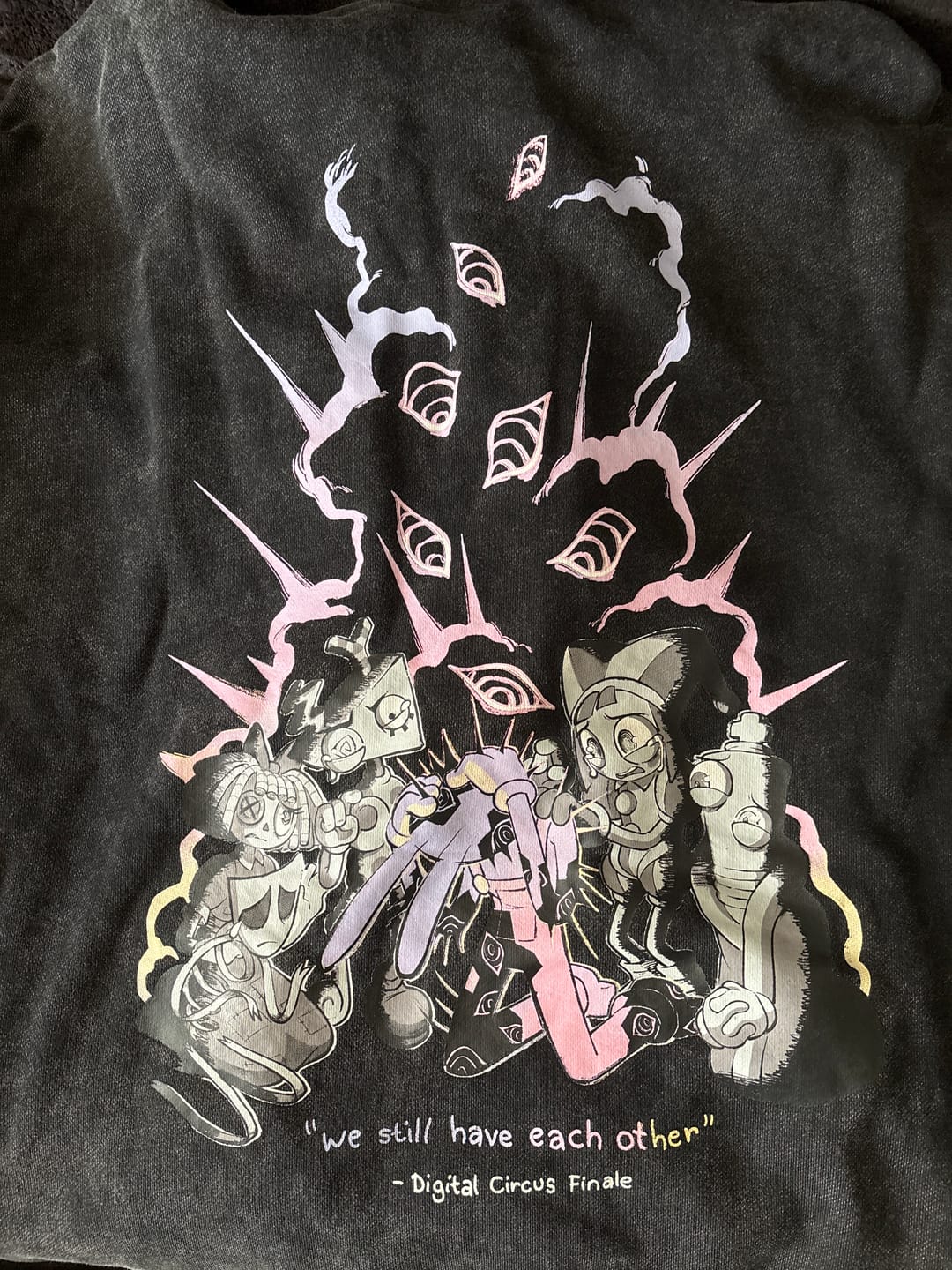 Customer photo review of Digital Circus Finale Hoodie