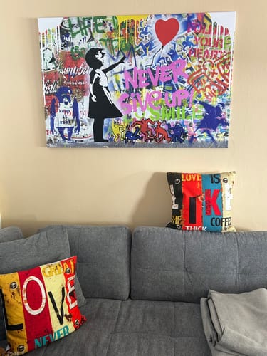 Customer photo review of Never Give Up No. 1