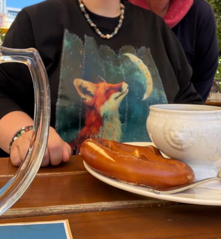 Customer photo review of Fuchs bei Nacht - Bio Unisex Sweatshirt