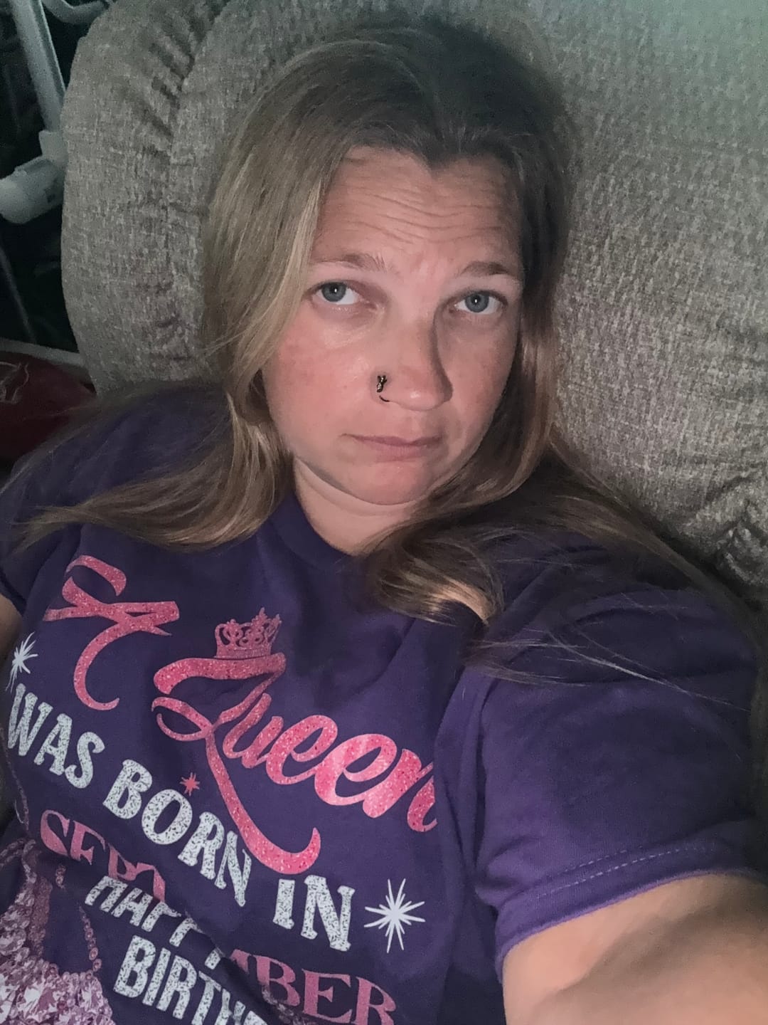 Customer photo review of 2ND SEPTEMBER QUEEN UNISEX SHIRT