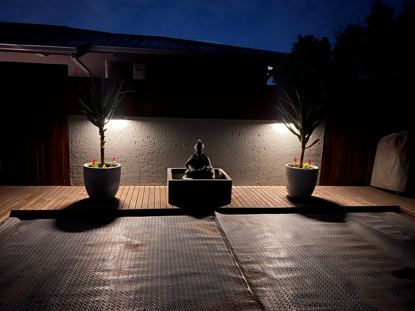 Customer photo review of Solar Wall Light with Motion Sensor