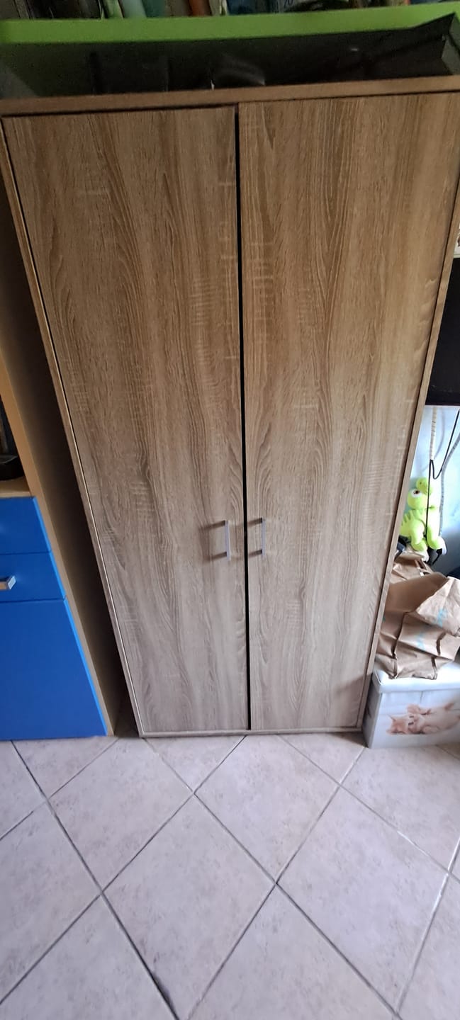 Customer photo review of Mobile Scarpiera Alta Mars4 con 6 Piani in Rovere Nordico e Bianco Alpes o Rovere