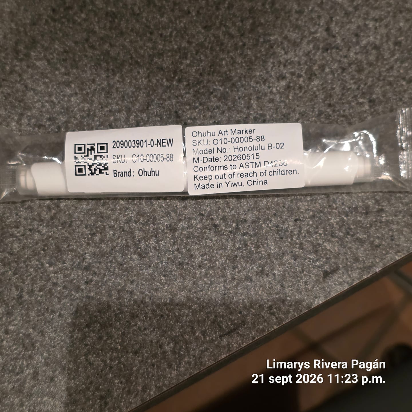 Customer photo review of Ohuhu Honolulu B 0 Individual Marker, Brush & Fine