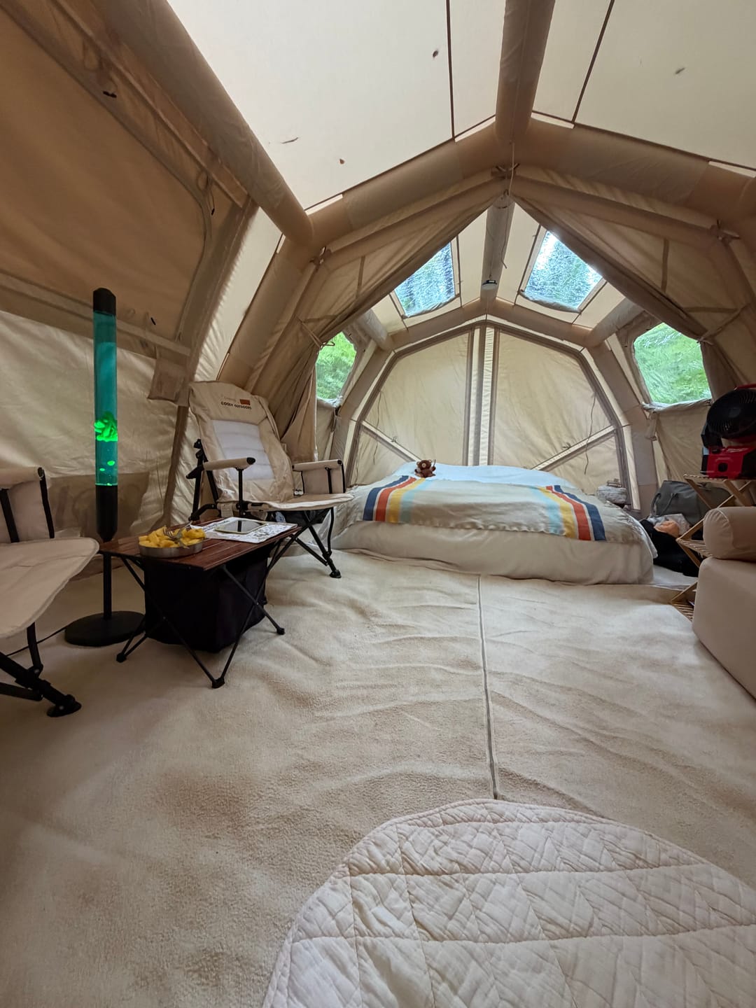 Customer photo review of Carpet for Coody 17.2 Familia AirTent - Beige