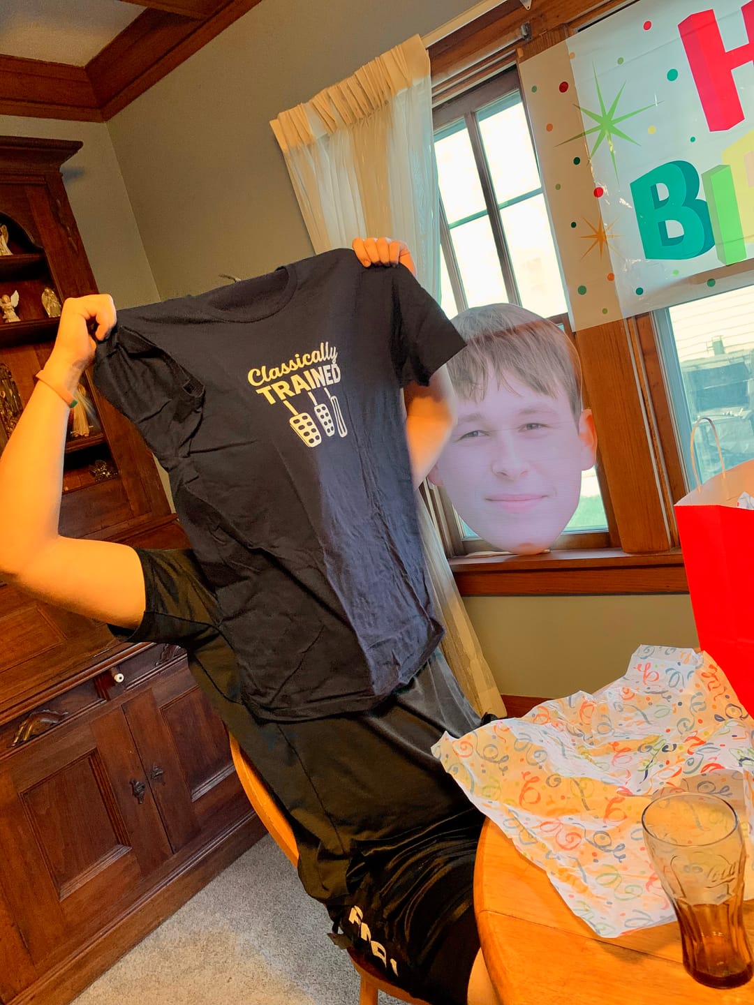 Customer photo review of Classically Trained T-Shirt