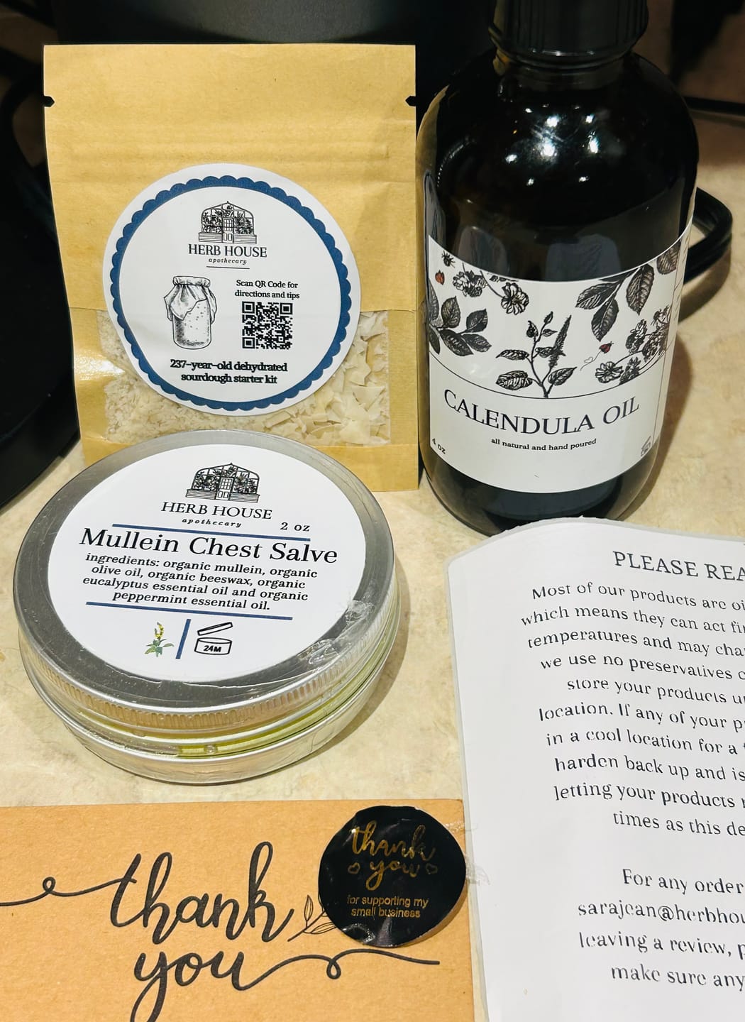 Customer photo review of Calendula Infused Oil