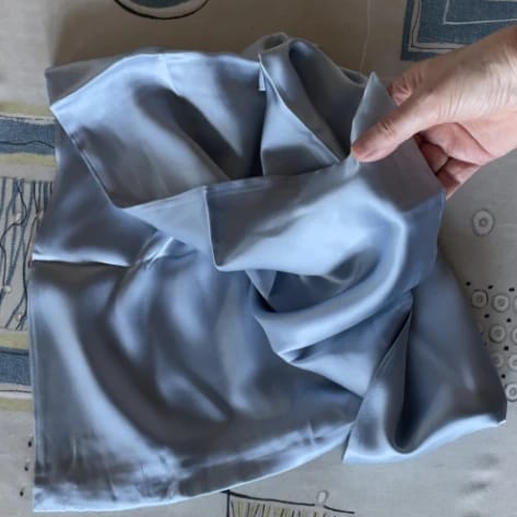 Customer photo review of Funda de Almohada de Seda
